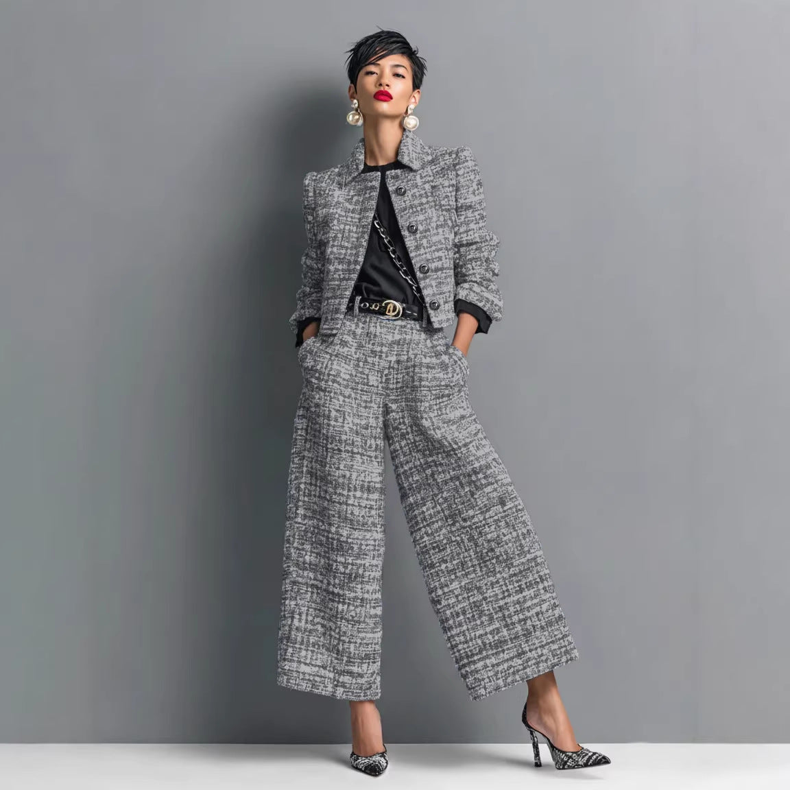 Conjunto de chaqueta y pantalón