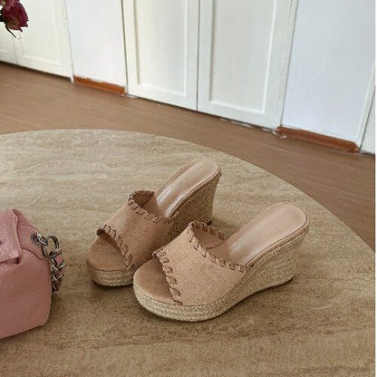 Sandalias de plataforma con cuña