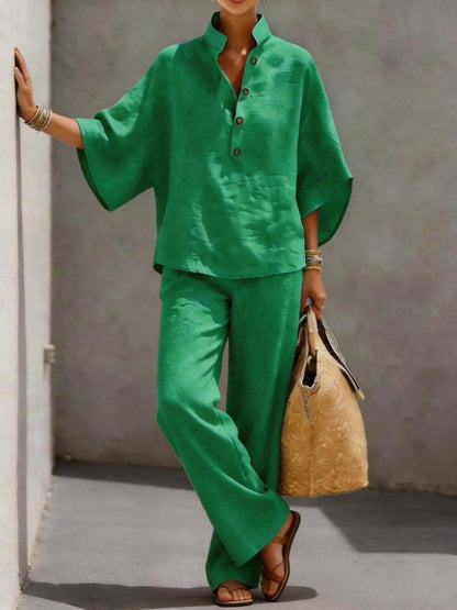 Conjunto de camisa y pantalón