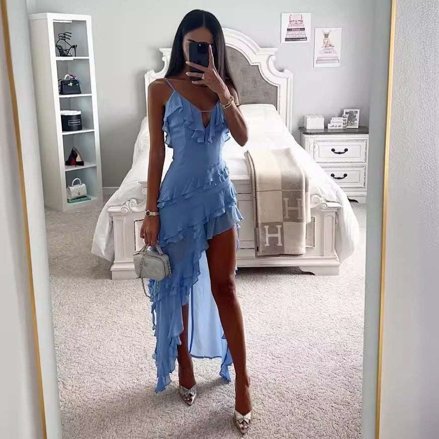 Vestido con volantes
