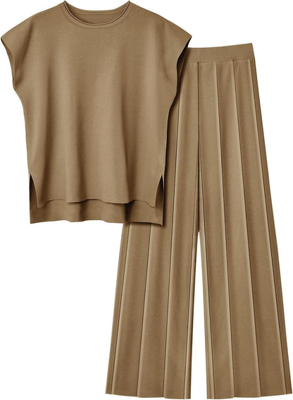 Conjunto chaleco y pantalón ancho