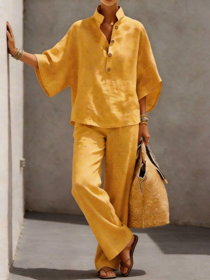 Conjunto de camisa y pantalón