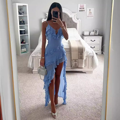 Vestido con volantes