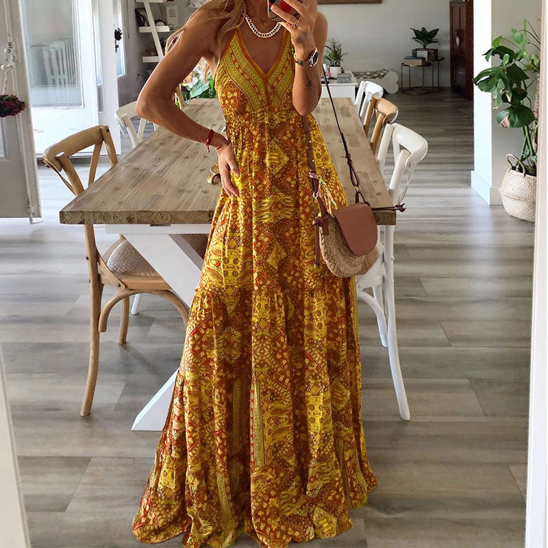 Vestido bohemio estampado floral
