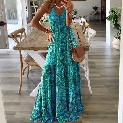 Vestido bohemio estampado floral