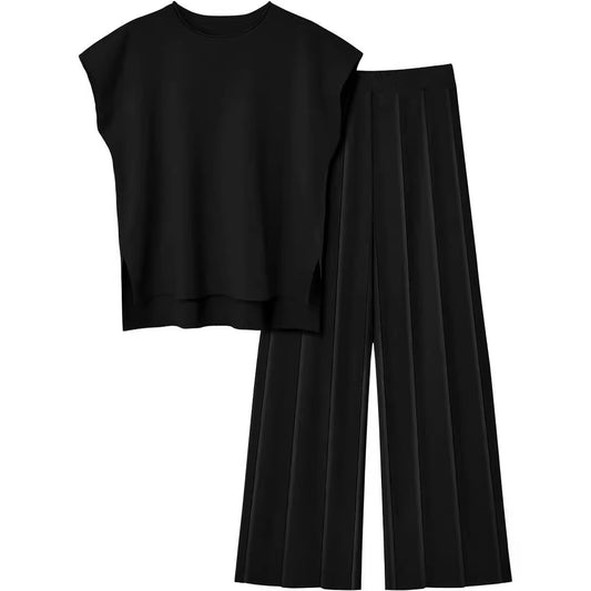 Conjunto chaleco y pantalón ancho