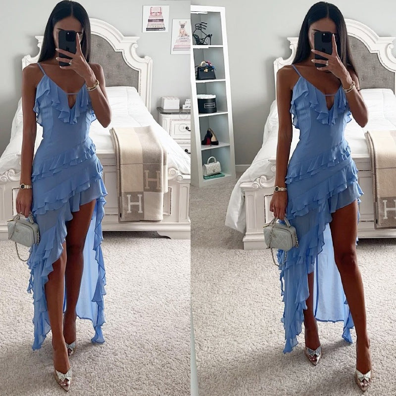 Vestido con volantes