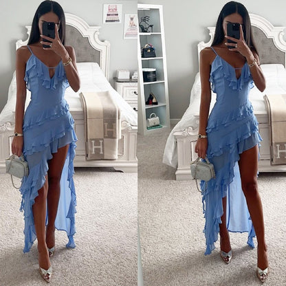 Vestido con volantes