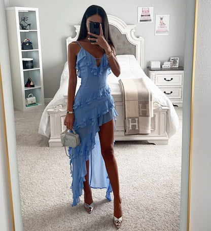 Vestido con volantes