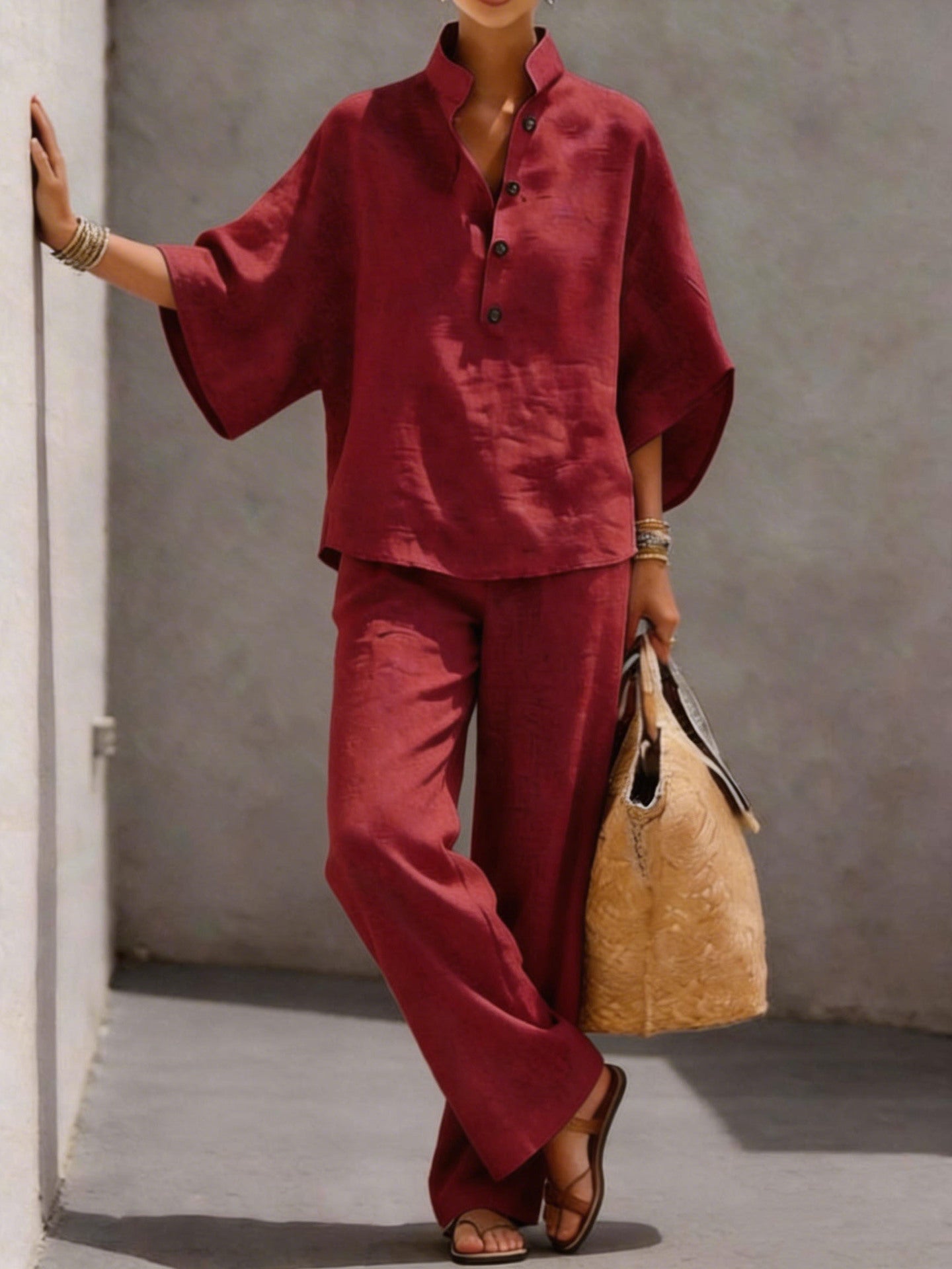Conjunto de camisa y pantalón