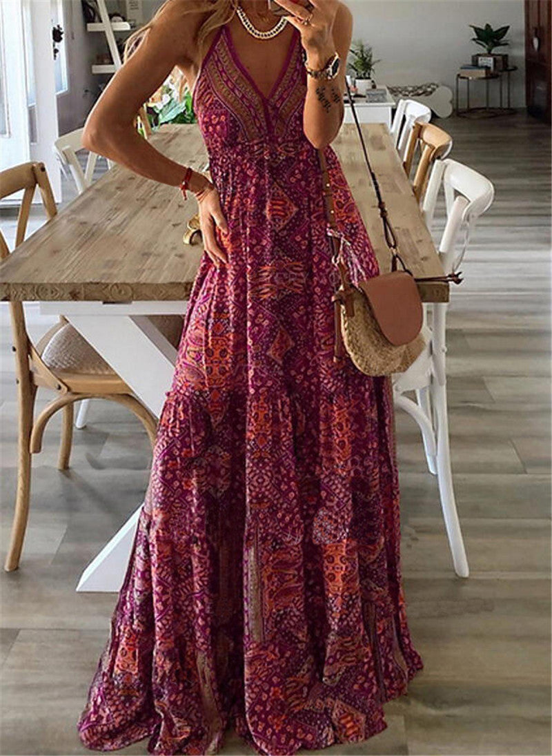 Vestido bohemio estampado floral