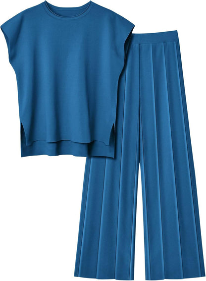 Conjunto chaleco y pantalón ancho