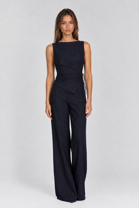 Conjunto rayado Santini