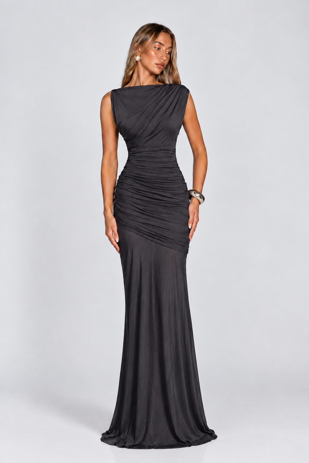Vestido Santini marrón