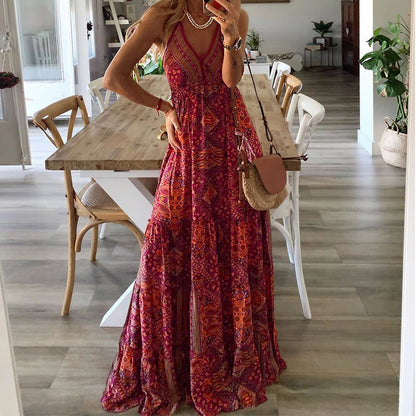 Vestido bohemio estampado floral