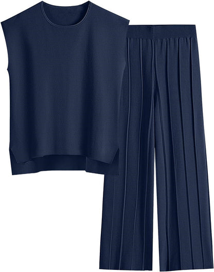 Conjunto chaleco y pantalón ancho